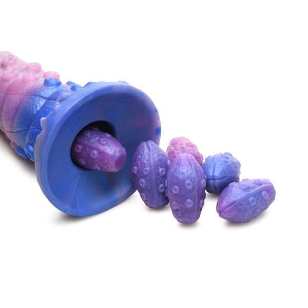 Creature Cocks Tenta-Queen Ovipositor Silicone Dildo with Eggs - Image 10