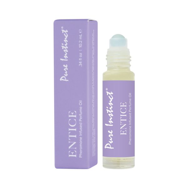 Pure Instinct Pheromone Perfume Oil Entice Roll-On 0.34 oz. - Image 2