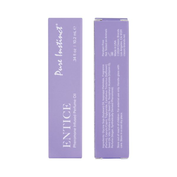 Pure Instinct Pheromone Perfume Oil Entice Roll-On 0.34 oz. - Image 5