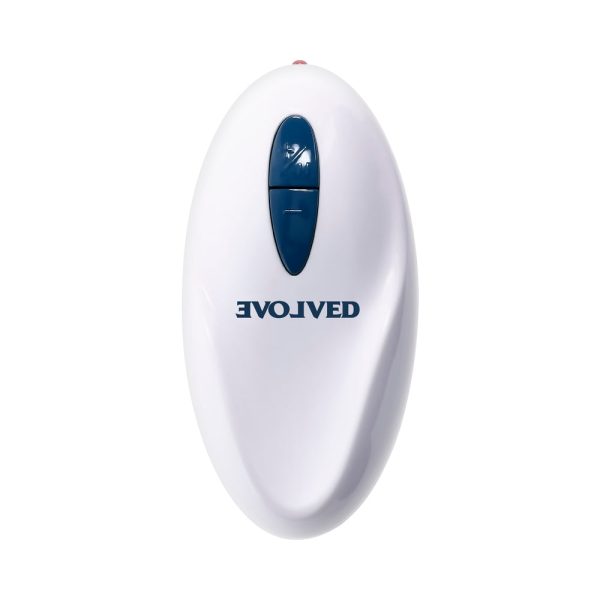 Evolved The Flapper Rechargeable Vibrator with Remote Silicone Blue - Image 10