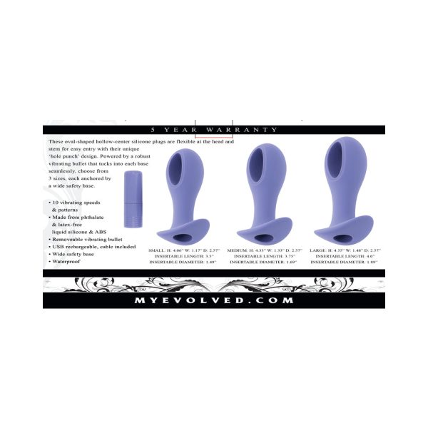 Evolved Hole Punch Plug Set Rechargeable Purple - Image 9