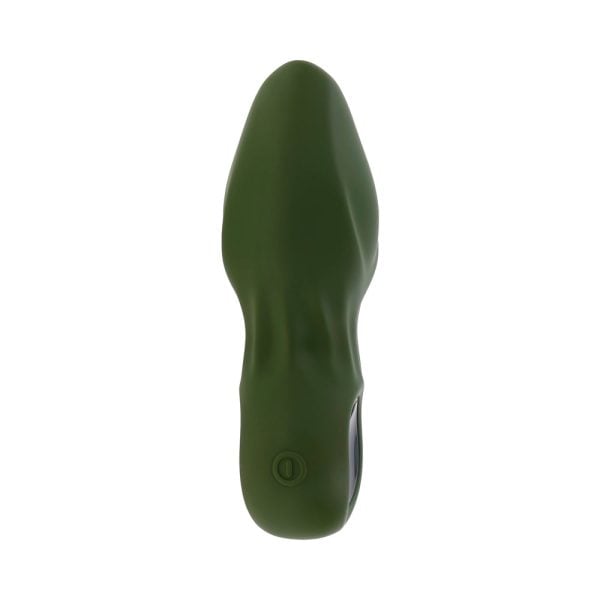 Gender X My Secret Garden Rechargeable Vibrating Anal Plug with Remote Silicone Green - Image 5