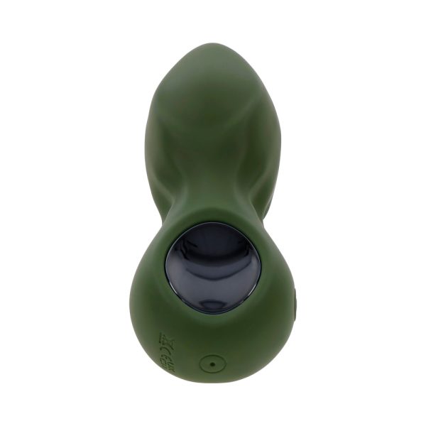 Gender X My Secret Garden Rechargeable Vibrating Anal Plug with Remote Silicone Green - Image 6