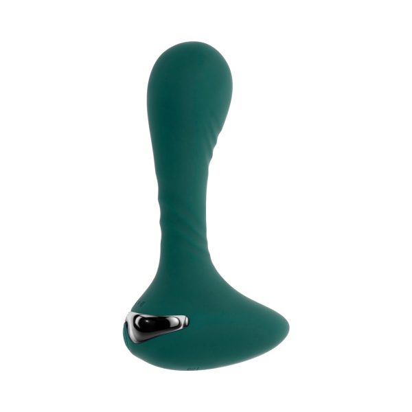 Gender X You Gotta Stick It Rechargeable Vibrating Anal Plug Silicone Teal - Image 2