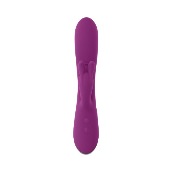 Playboy Busy Bunny Rechargeable Dual Stimulator Vibrator Silicone Wild Aster - Image 5