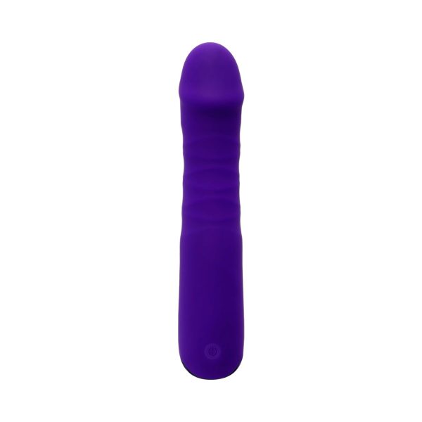 Selopa Ambition Rechargeable Thrusting Vibrator Silicone Purple - Image 2