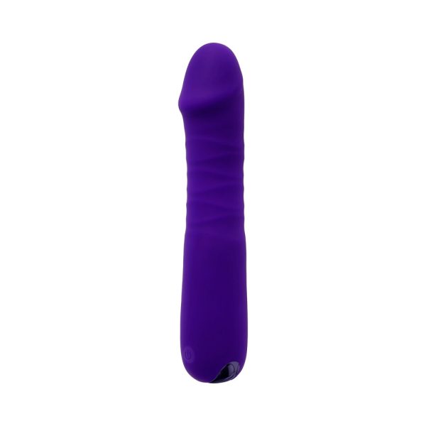 Selopa Ambition Rechargeable Thrusting Vibrator Silicone Purple - Image 3