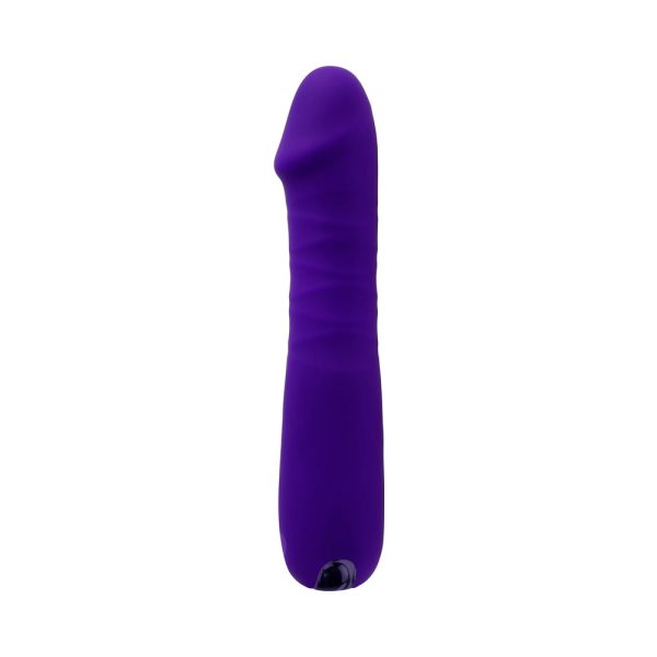 Selopa Ambition Rechargeable Thrusting Vibrator Silicone Purple - Image 4