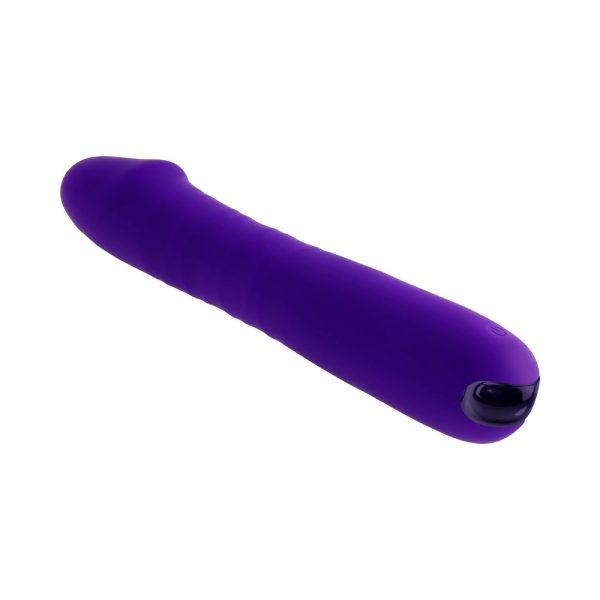Selopa Ambition Rechargeable Thrusting Vibrator Silicone Purple - Image 7