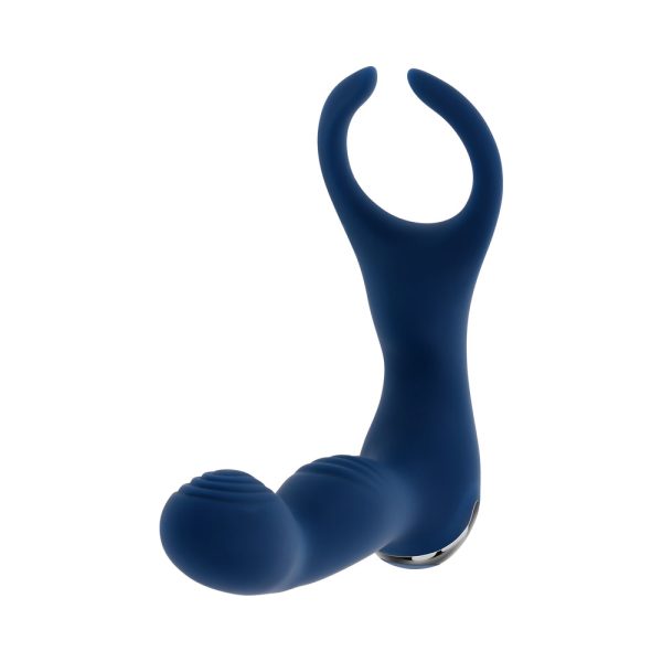 Zero Tolerance By All Means Rechargeable Prostate Vibrator with Remote Silicone Blue - Image 4