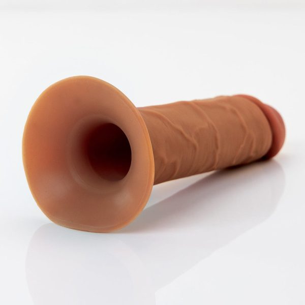 Fantasy X-Tensions Elite Hollow Silicone Strap-On 7 in. Brown - Image 7
