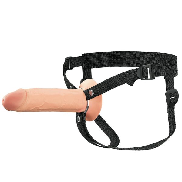 Fantasy X-Tensions Elite Hollow Silicone Strap-On 8 in. Light - Image 3