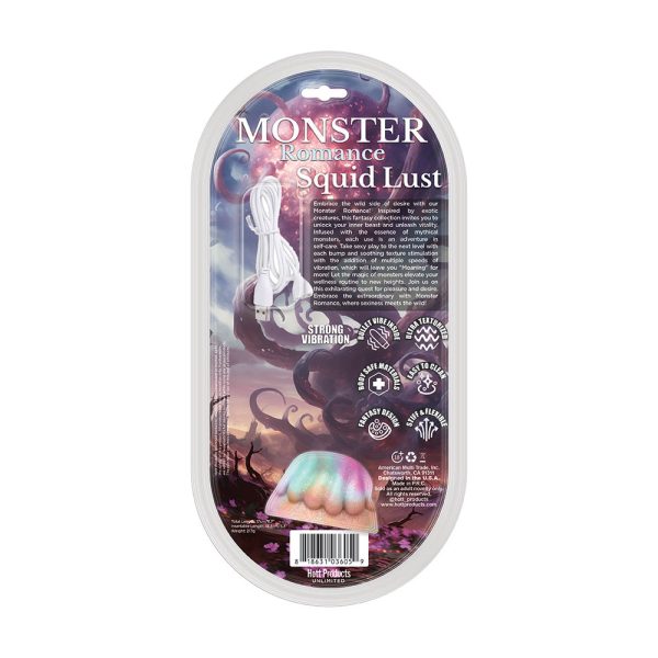 Monster Romance Squid Lust with Vibrating Bullet Silicone Dildo 6 in. - Image 3
