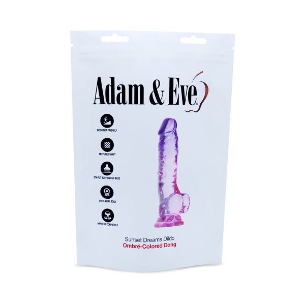 Adam & Eve Sunset Dreams Realistic Dildo 7.5 in. (Bag Packaging) - Image 3