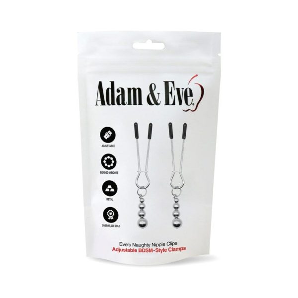 Adam & Eve Eve''s Naughty Nipple Clips (Bag Packaging) - Image 5