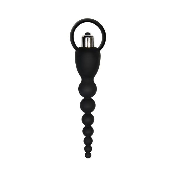Adam & Eve Vibrating Silicone Anal Beads (Bag Packaging) - Image 2