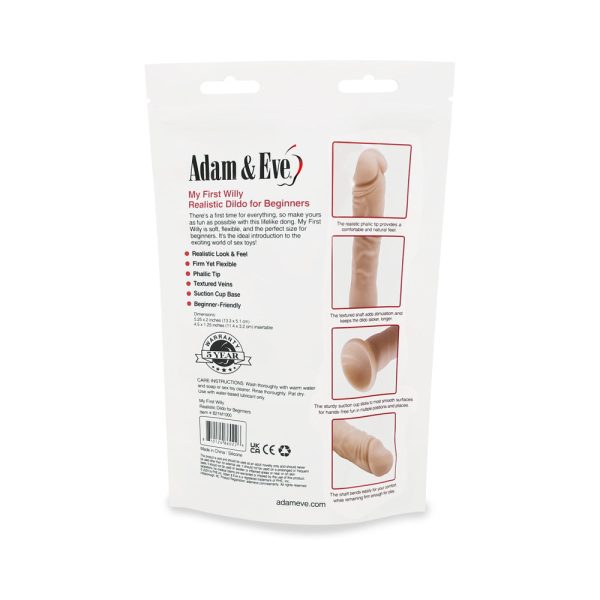 Adam & Eve My First Willy Silicone (Bag) - Image 7