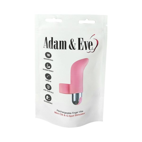 Adam & Eve Silicone Rechargeable Finger Vibe (Bag Packaging) - Image 9
