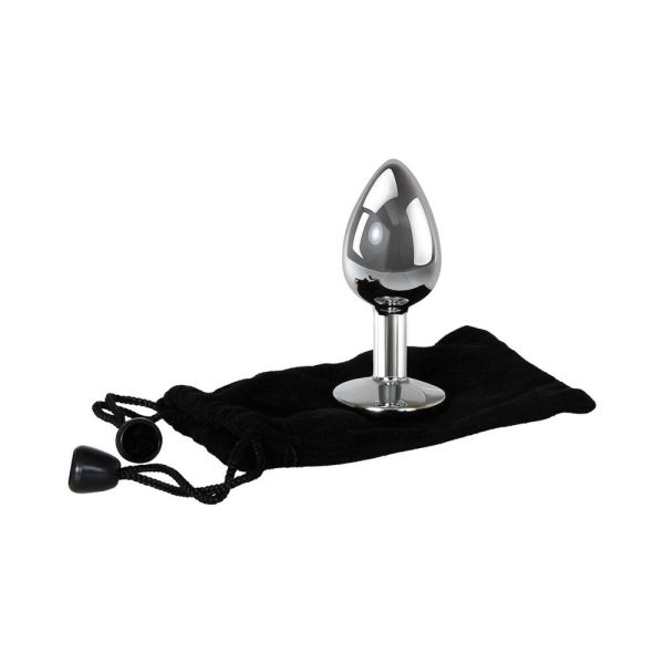 Adam & Eve Clear Gem Anal Plug Small - Image 3