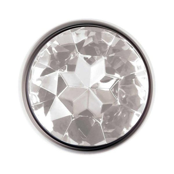 Adam & Eve Clear Gem Anal Plug Large - Image 2