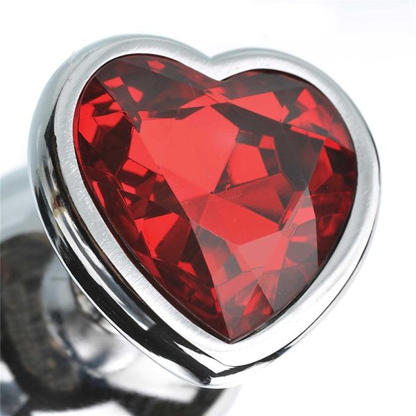 Adam & Eve Three Hearts Gem Anal Plug Set - Image 8