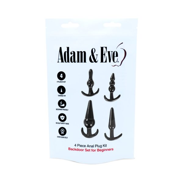 Adam & Eve 4-Piece Anal Plug Kit (Bag) - Image 4