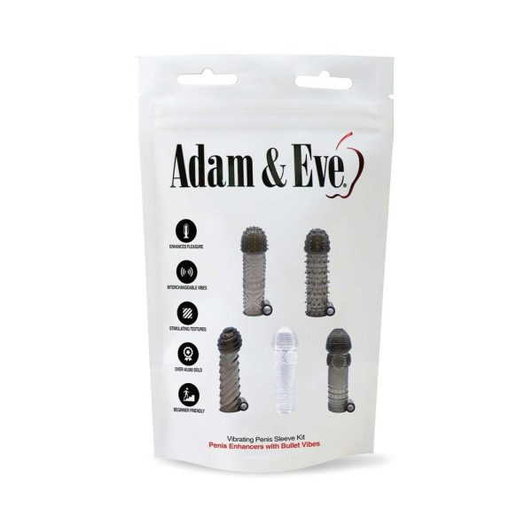 Adam & Eve Vibrating Penis Sleeve Kit (Bag) - Image 8