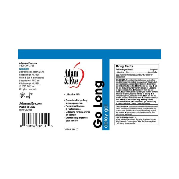 Adam & Eve Go Long Delay Gel 1 oz. - Image 3
