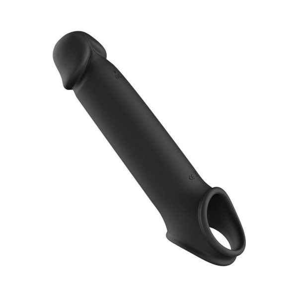 Adam & Eve Adam''s XL Vibrating Extension Silicone with Remote Control - Image 7