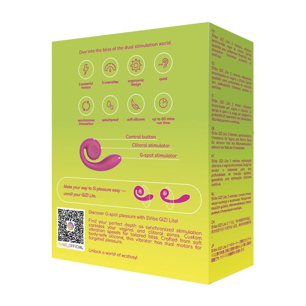 SVibe Snail Gizi Lite Vibrator Sweet Dragonfruit - Image 9