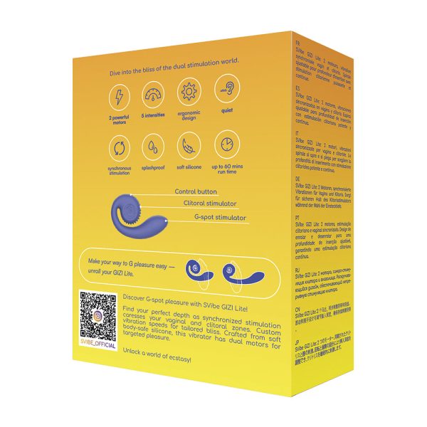 SVibe Snail Gizi Lite Vibrator Juicy Blueberry - Image 8