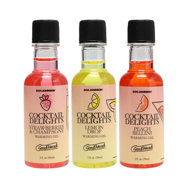 GoodHead Cocktail Delights Flavored Warming Gels 3-Pack - Image 2