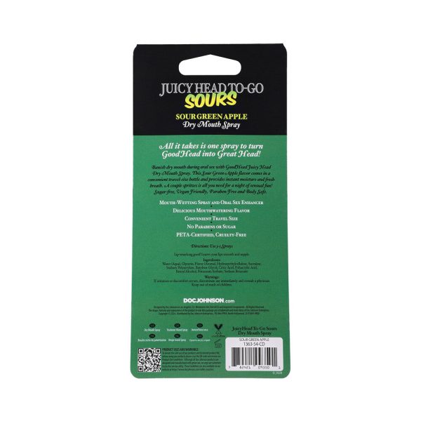 GoodHead Juicy Head Dry Mouth Spray To-Go Sour Green Apple 0.3 oz. - Image 4