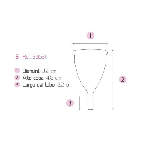 FEMINTIMATE Eve Menstrual Cup Size S - Image 4