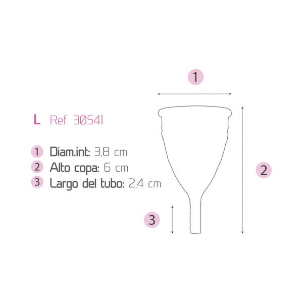 FEMINTIMATE Eve Menstrual Cup Size L - Image 4
