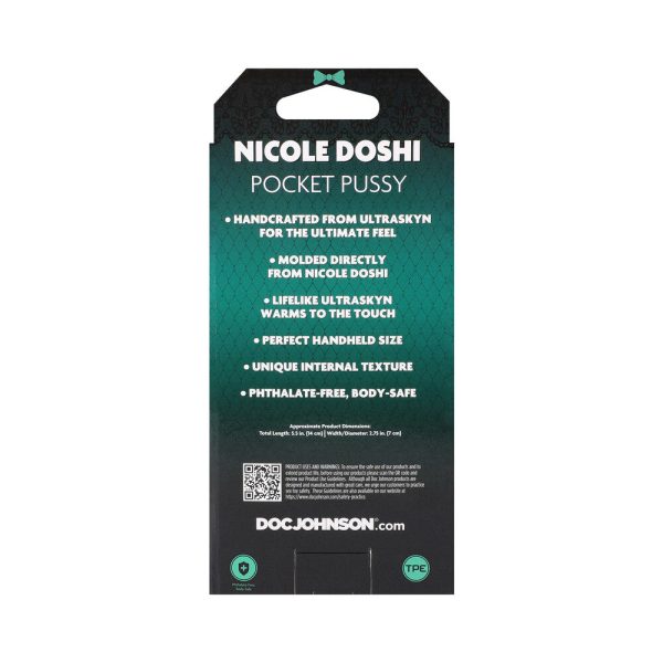 Signature Strokers Nicole Doshi ULTRASKYN Pocket Pussy Vanilla - Image 6