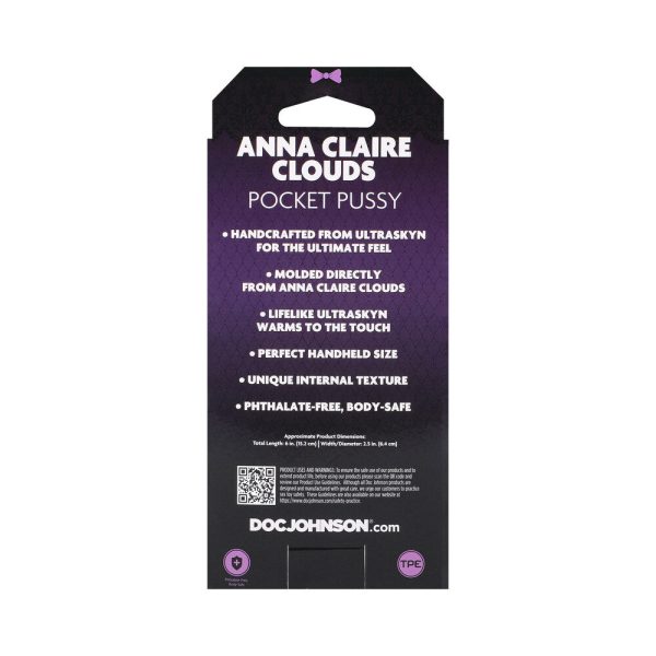 Signature Strokers Anna Claire Clouds ULTRASKYN Pocket Pussy Vanilla - Image 6