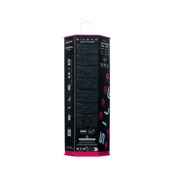 SILEX-D The Original Model 1 Dildo 7 in. Glow-in-the-Dark Pink - Image 10