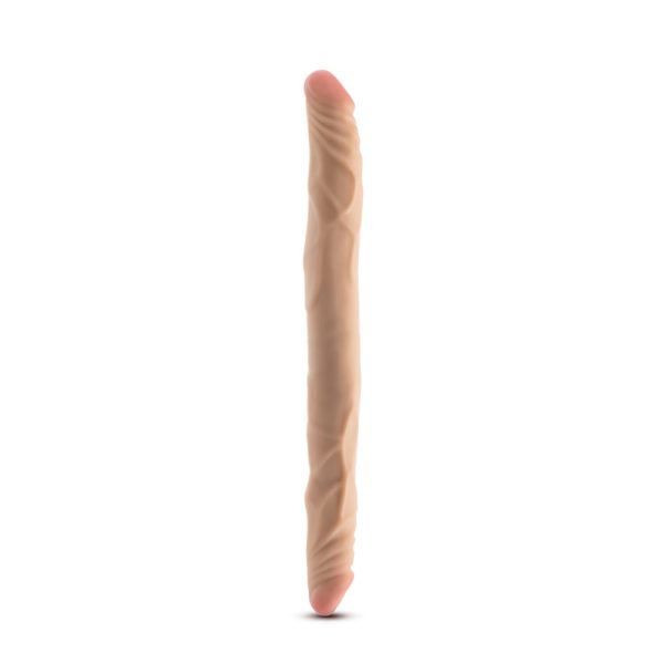 Dr. Skin Plus 14 in. Posable Double Dong Beige - Image 2