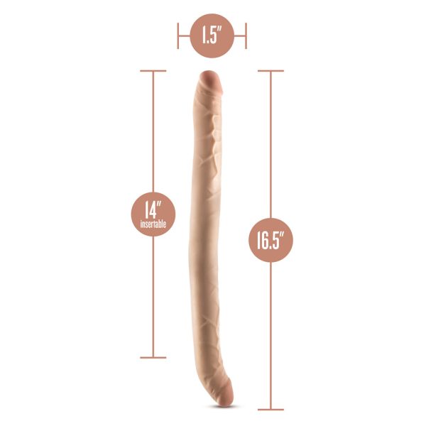 Dr. Skin Plus 16.5 in. Posable Double Dong Beige - Image 6
