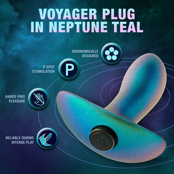 Anal Adventures Matrix Voyager Plug Neptune Teal - Image 9