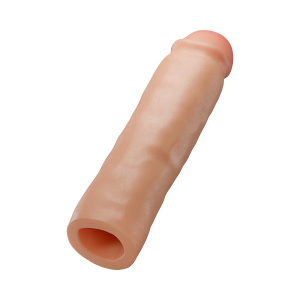 Performance Plus 3 in. Silicone Penis Xtender Beige - Image 5