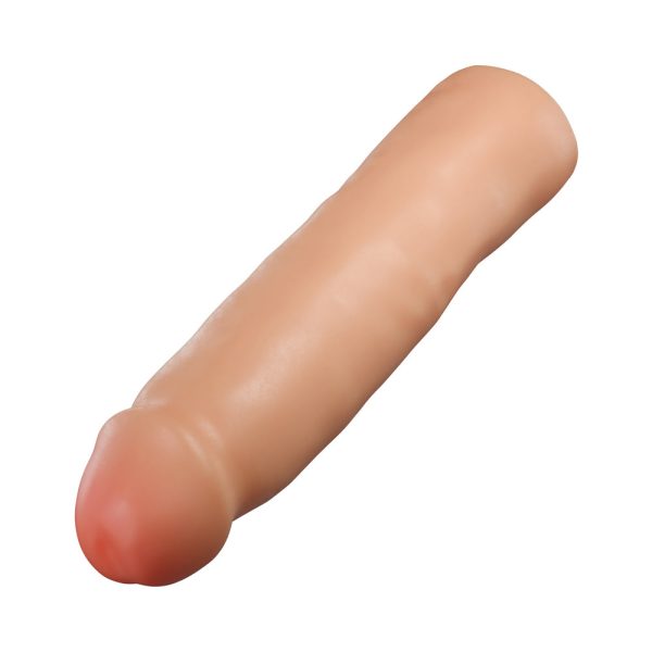 Performance Plus 3 in. Silicone Penis Xtender Beige - Image 6