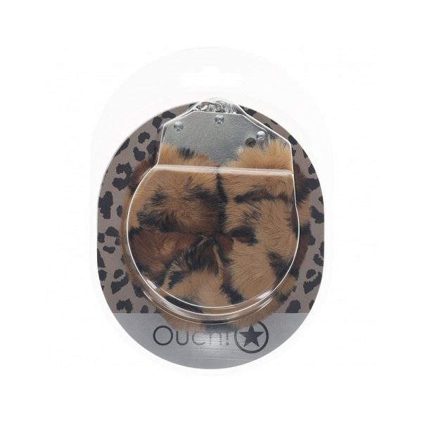Ouch! Heavy-Duty Fluffy Handcuffs Leopard - Image 2