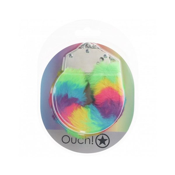 Ouch! Heavy-Duty Fluffy Handcuffs Multicolor 1 - Image 2