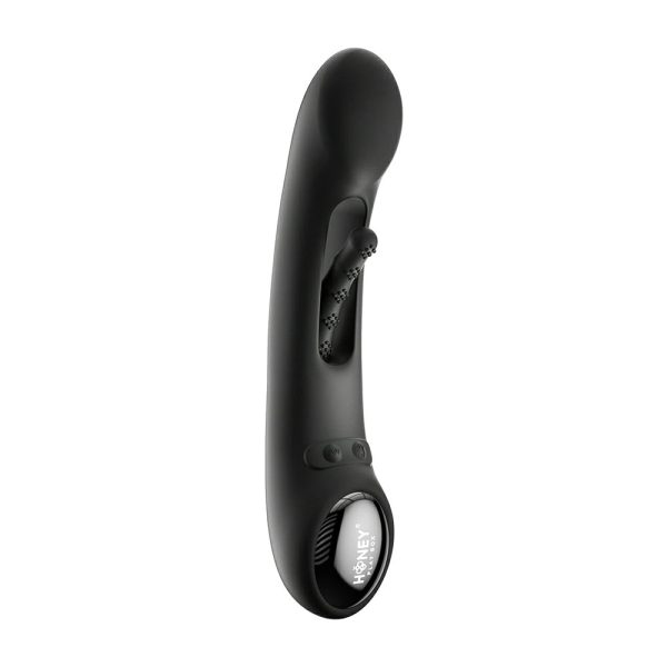 Honey Play Box Tempo Pressure Sensing App-Controlled Tapping G-Spot Vibrator Black - Image 2
