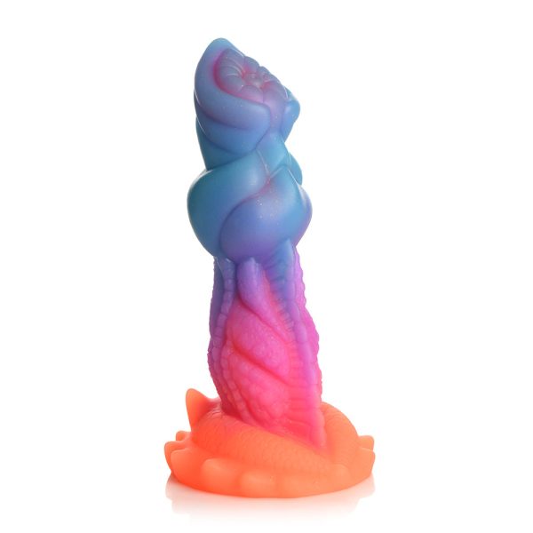 Creature Cocks Aqua-Cock Glow-in-the-Dark Silicone Dildo - Image 2