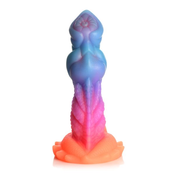 Creature Cocks Aqua-Cock Glow-in-the-Dark Silicone Dildo - Image 3