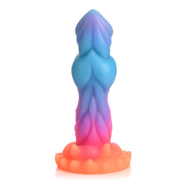Creature Cocks Aqua-Cock Glow-in-the-Dark Silicone Dildo - Image 4