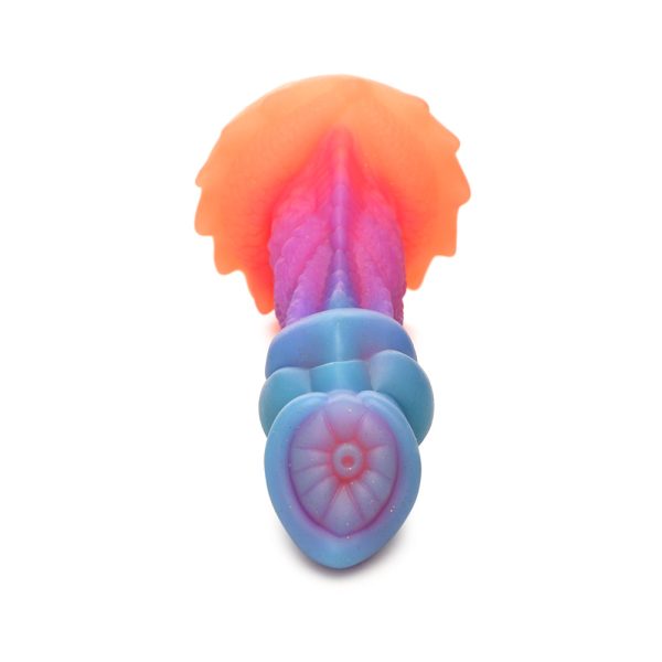 Creature Cocks Aqua-Cock Glow-in-the-Dark Silicone Dildo - Image 7